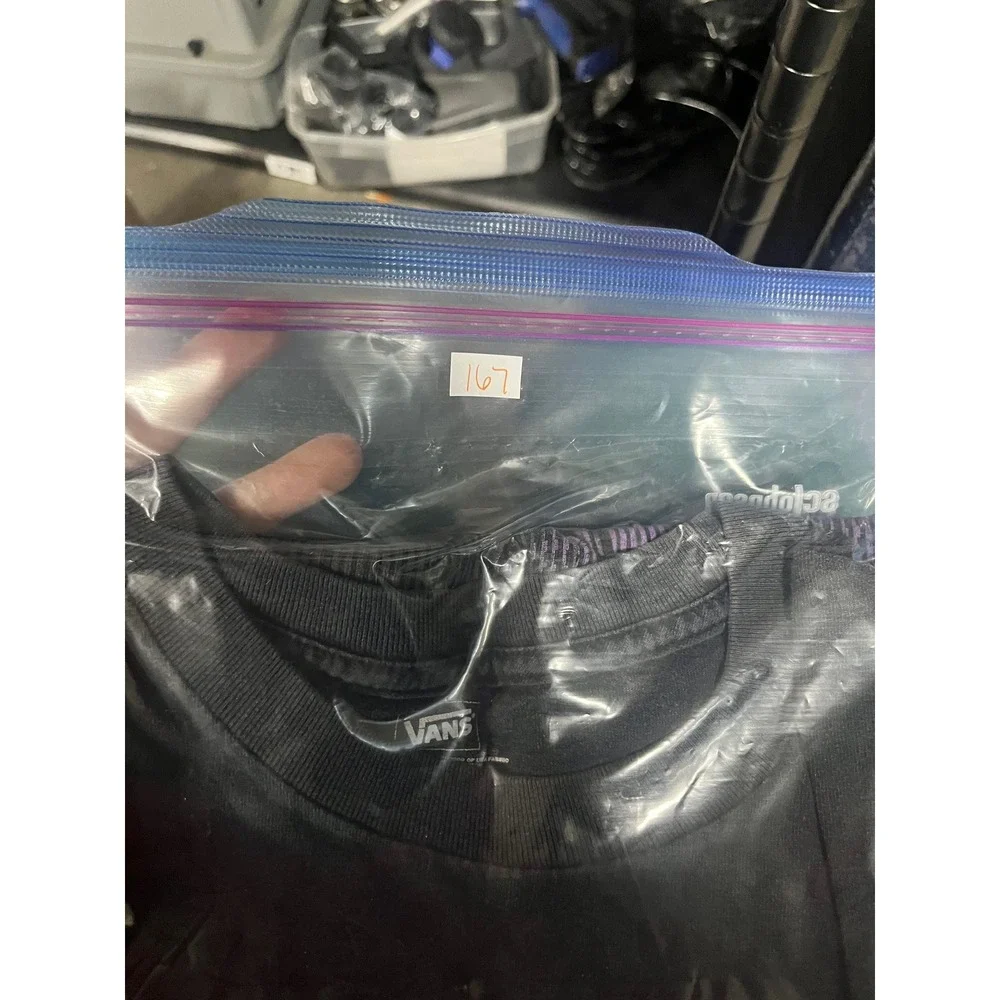 Vans Black Graphic T-Shirt for kids‎